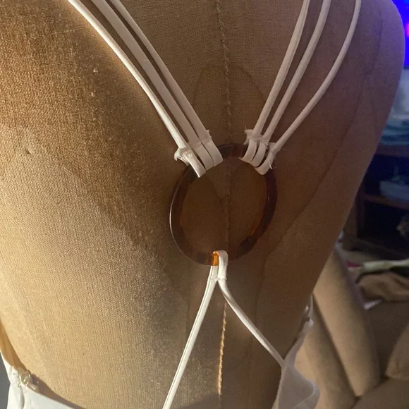 Zara ivory jumpsuit size medium - Picture 9 of 11